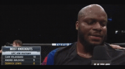 Man Holding Microphone At Most Knockouts Sign GIF