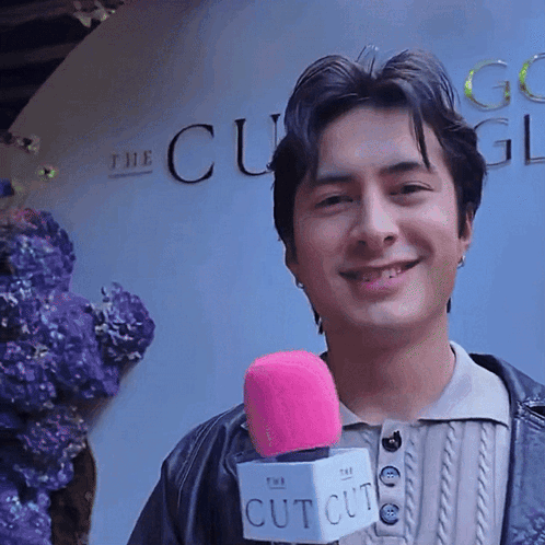 Man Holding Microphone Cut Cut GIF