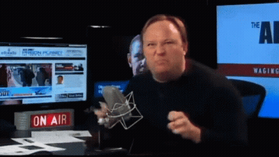 Man Holding Microphone Near On Air Sign GIF