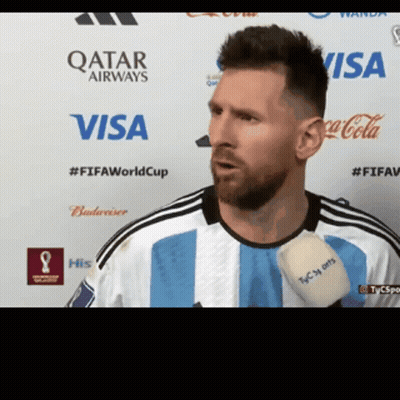 Man Holding Microphone Qatar Airways GIF