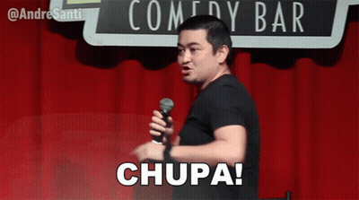 Man Holding Microphone Saying Chupa GIF
