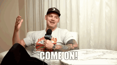 Man Holding Microphone Saying Come On GIF