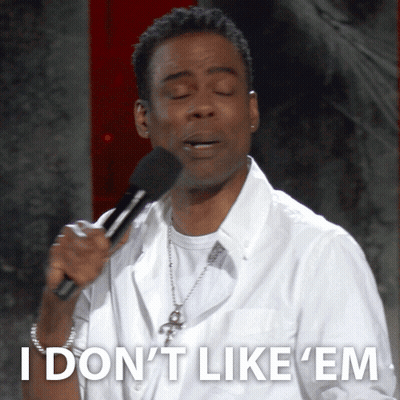 Man Holding Microphone Saying I Don't Like Em GIF