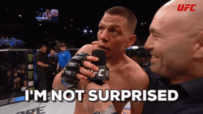 Man Holding Microphone Saying Im Not Surprised GIF