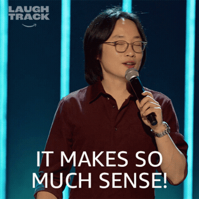 Man Holding Microphone Saying It Makes So Much Sense GIF