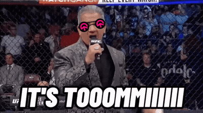 Man Holding Microphone Saying It's Tooommii GIF
