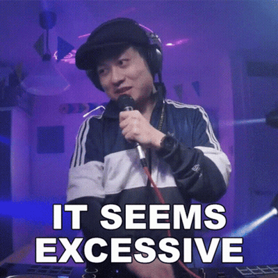 Man Holding Microphone Saying It Seems Excessive GIF