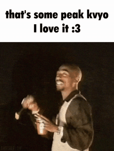 Man Holding Microphone Saying That's Some Peak Kvyo I Love It GIF