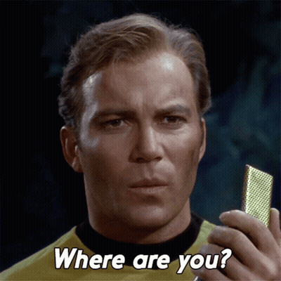 Man Holding Microphone Saying Where Are You GIF