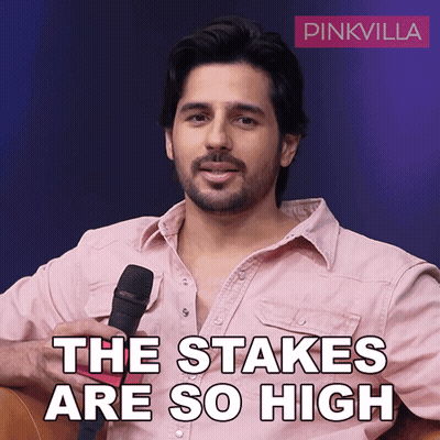 Man Holding Microphone The Stakes Are So High GIF