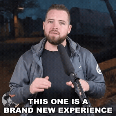 Man Holding Microphone This One Is A Brand New Experience GIF