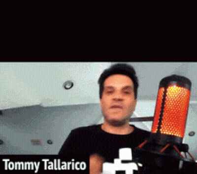 Man Holding Microphone Tommy Tallarico GIF