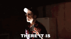 Man Holding Mirror There It Is GIF