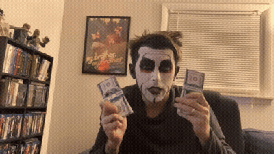 Man Holding Money In Front Of My Brother Poster GIF