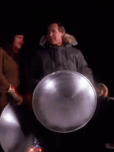 Man Holding Object: Don't Try This At Home GIF