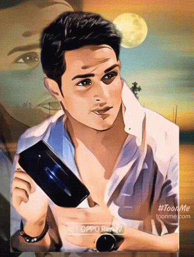 Man Holding Oppo Reno Phone GIF