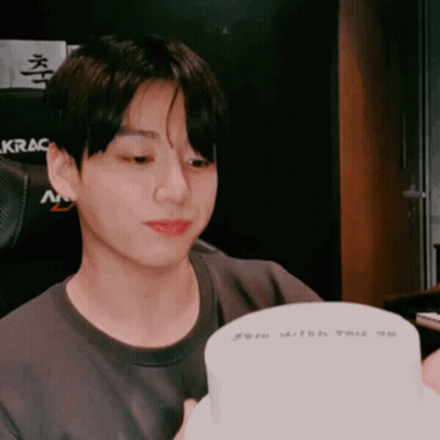 Man Holding Paper Saying I Wish You On GIF