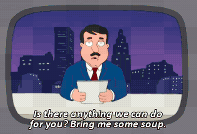 Man Holding Paper Saying Is There Anything We Can Do For You GIF