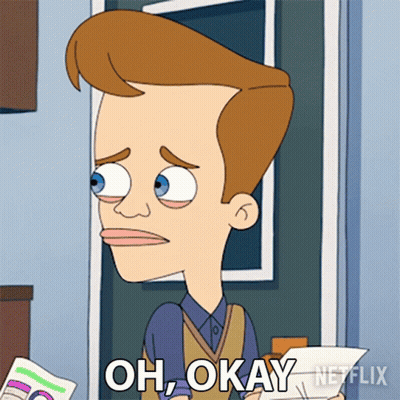 Man Holding Paper Saying Oh Okay GIF