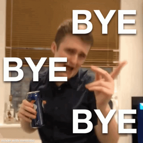 Man Holding Pepsi Can Bye Bye GIF