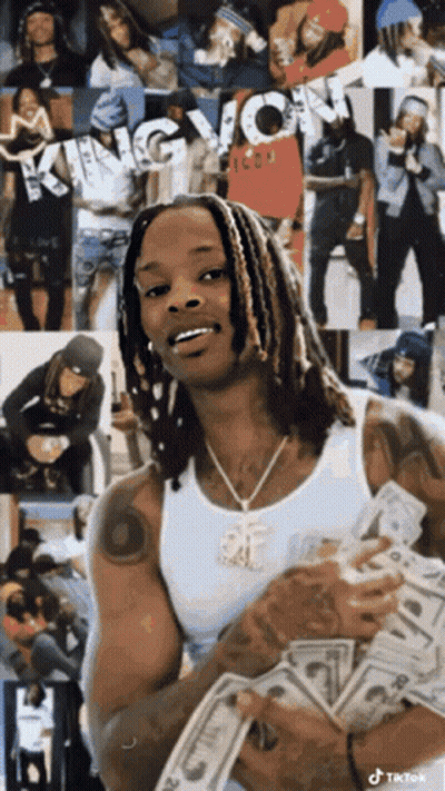 Man Holding Pile Of Money GIF