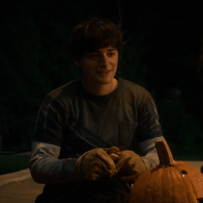 Man Holding Pumpkin Youre Welcome GIF