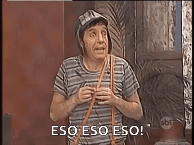 Man Holding Rope Saying Eso Eso Eso GIF