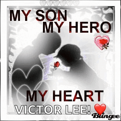 Man Holding Rose My Son My Hero My Heart Victor Lee GIF