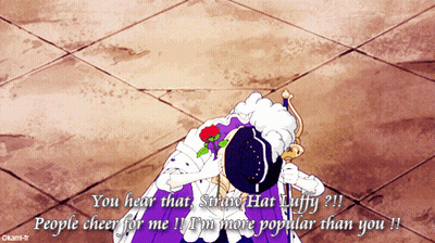 Man Holding Rose Saying You Hear That Stray Har Luffy GIF