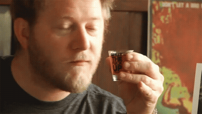 Man Holding Shot Glass Northumberland Sticker GIF