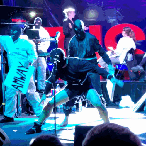Man Holding Sign Saying Amway GIF