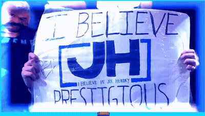 Man Holding Sign Saying I Believe Jh GIF