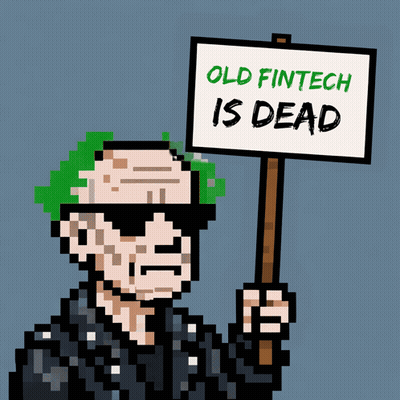 Man Holding Sign Saying Token Factories Are Here GIF