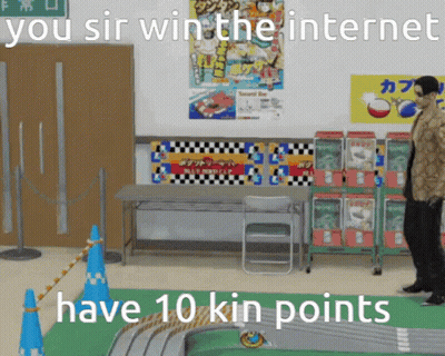 Man Holding Sign You Sir Win the Internet