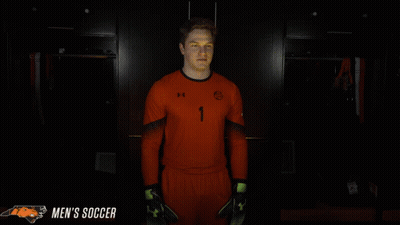 Man Holding Soccer Ball Men's Soccer GIF
