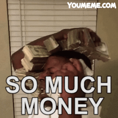 Man Holding Stack of Money
