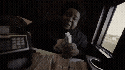 Man Holding Stack Of Money GIF