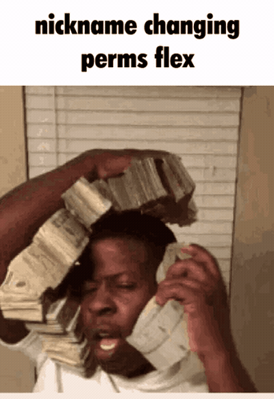 Man Holding Stack Of Money Nickname Changing Perms Flex GIF