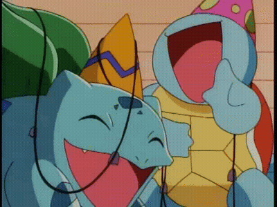 Man Holding Stuffed Animal Named Bulbasaur GIF