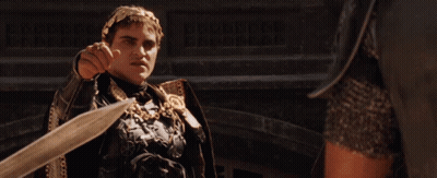 Man Holding Sword Facing Shield GIF