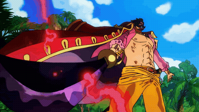 Man Holding Sword With 00 Cape GIF