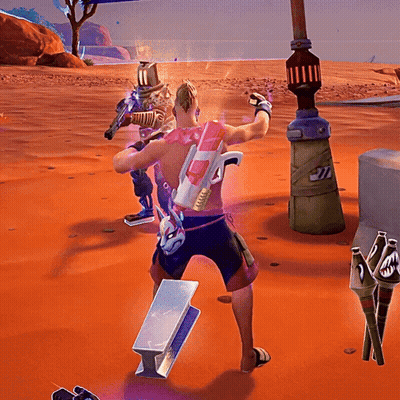 Man Holding Toy Gun Number 37 GIF