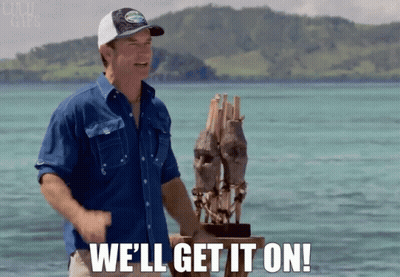 Man Holding Trophy Saying We'll Get It On GIF