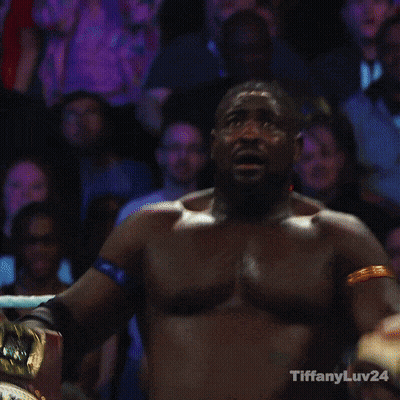 Man Holding Trophy Tiffany Luv24 Wrestling Ring GIF
