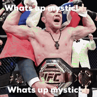 Man Holding UFC Championship Belt GIF