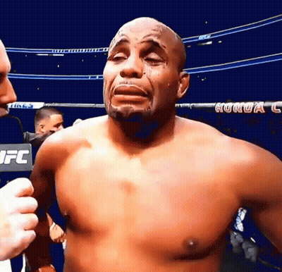 Man Holding UFC Microphone GIF
