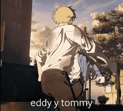 Man Holding Umbrella Eddy Y Tommy GIF