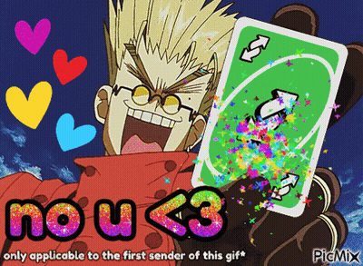 Man Holding Uno Card Now <3 GIF