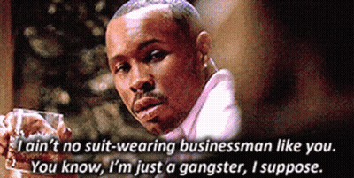 Man Holding Whiskey Saying I Ain't No Suit-Wearing Businessman GIF