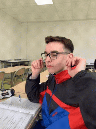 Man Holding White Teddy Bear It Puts Flux GIF
